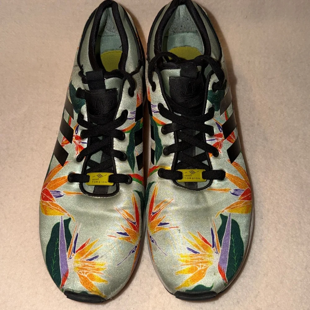 Adidas Torsion Birds of Paradise Blue Shoes Men’s Size 12